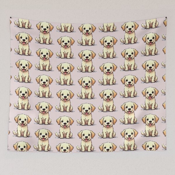 Item preview, Pixel Labrador Pup designed and sold by NaturePixel.