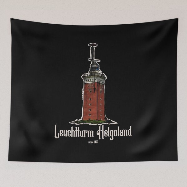 Item preview, Helgoland Lighthouse Oberland Urban Sketch Motif North Sea designed and sold by emm-j.