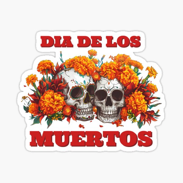 Item preview, Dia De Los Muertos painted skull surrounded by Marigolds designed and sold by AUGroupShop.