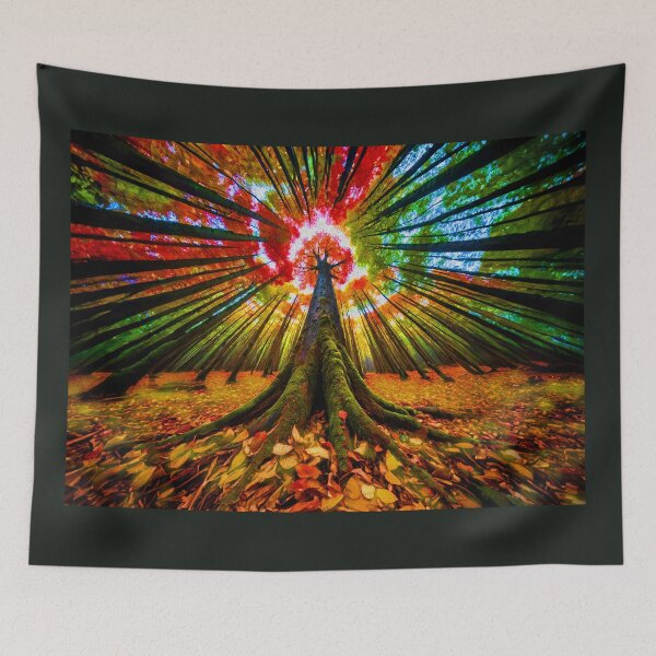 Item preview, Trippy Autumn Trees designed and sold by AuroraXGreen.