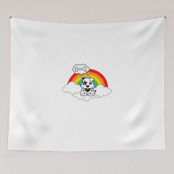 Item preview, dog on rainbow designed and sold by brineB.