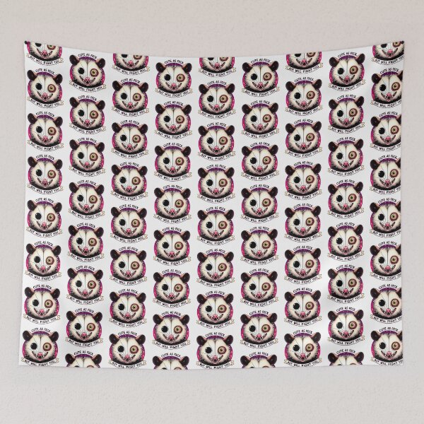 Item preview, Possum, Cute As Feck, But Will Fight You Funny Scary/ Cute designed and sold by SomniferumWars.