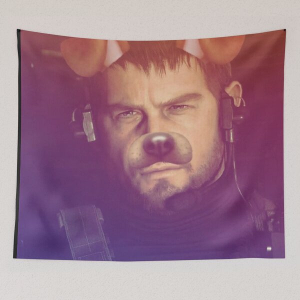 Item preview, Chris Redfield SnapChat Dog Ears (Resident evil 8 Village) designed and sold by Neesu.