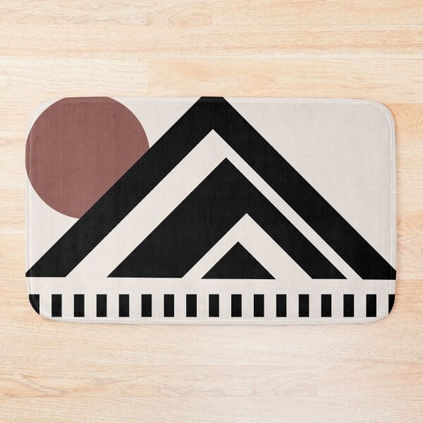 Item preview, Abstract Mountain designed and sold by DesignByRoseCo.