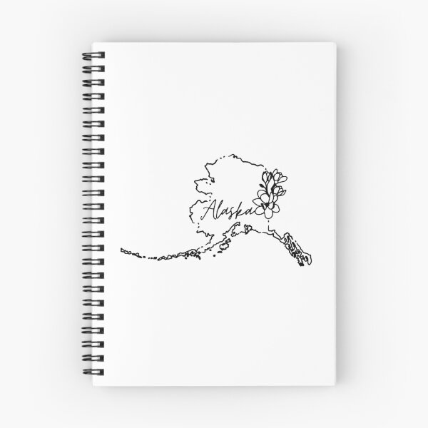 Item preview, Alaska Simple Floral Line Art designed and sold by Magnolia Valley Art.