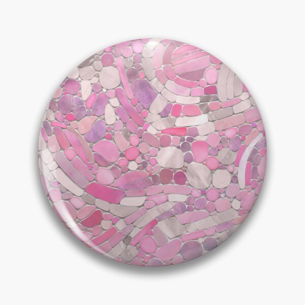 Item preview, Pebbles Mosaic Art - Rose Blush Pink designed and sold by k9printart.