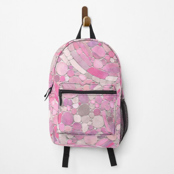 Item preview, Pebbles Mosaic Art - Rose Blush Pink designed and sold by k9printart.