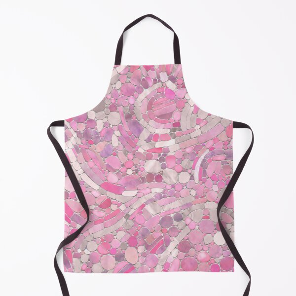 Item preview, Pebbles Mosaic Art - Rose Blush Pink designed and sold by k9printart.