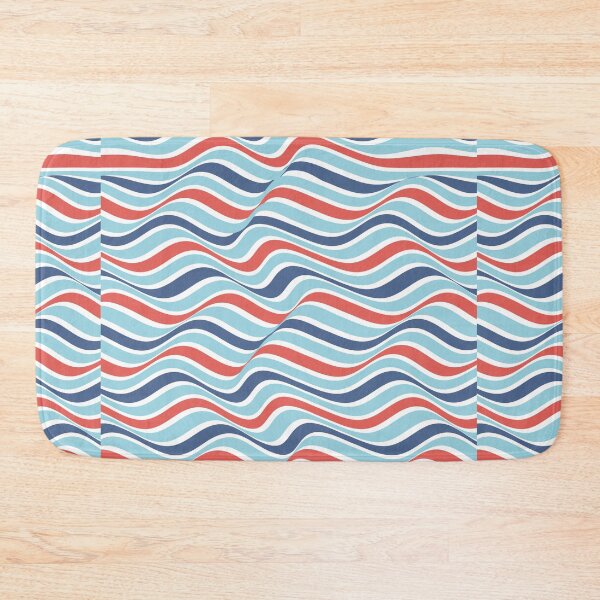 Item preview, Calm Kalma Beachy Horizontal Waves Pattern designed and sold by ilovespmaestax.