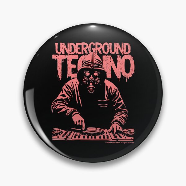 Item preview, Hard Underground Techno Music DJ Life designed and sold by Urban-Alien.
