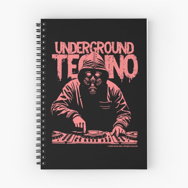 Item preview, Hard Underground Techno Music DJ Life designed and sold by Urban-Alien.
