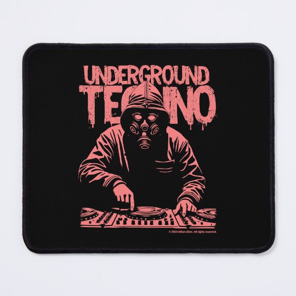 Item preview, Hard Underground Techno Music DJ Life designed and sold by Urban-Alien.