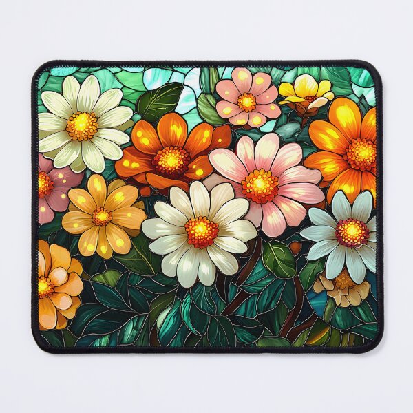 Item preview, Stained Glass of Sunny Floral designed and sold by Cozirlax.