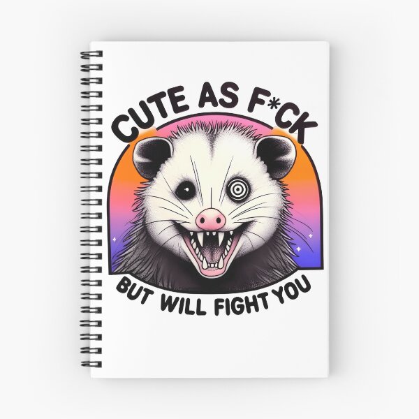 Item preview, Possum, Cute As Feck, But Will Fight You Funny Scary/ Cute designed and sold by SomniferumWars.