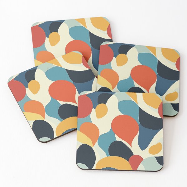 Item preview, Postmodern Inspired -- Oranges, Greens, Beige designed and sold by vfxbear.
