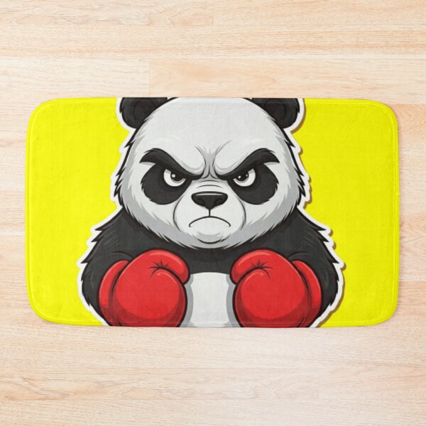 Item preview, Grumpy Boxing Panda designed and sold by StickersRyous.