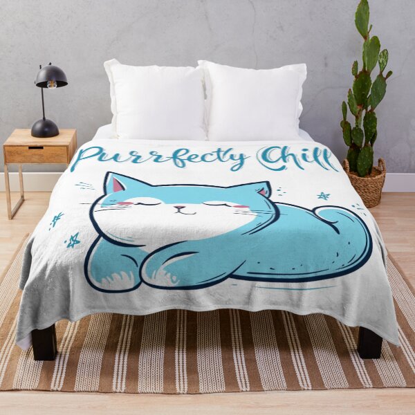 Item preview, Purrfectly Chill Cat designed and sold by ShanCoMeow.