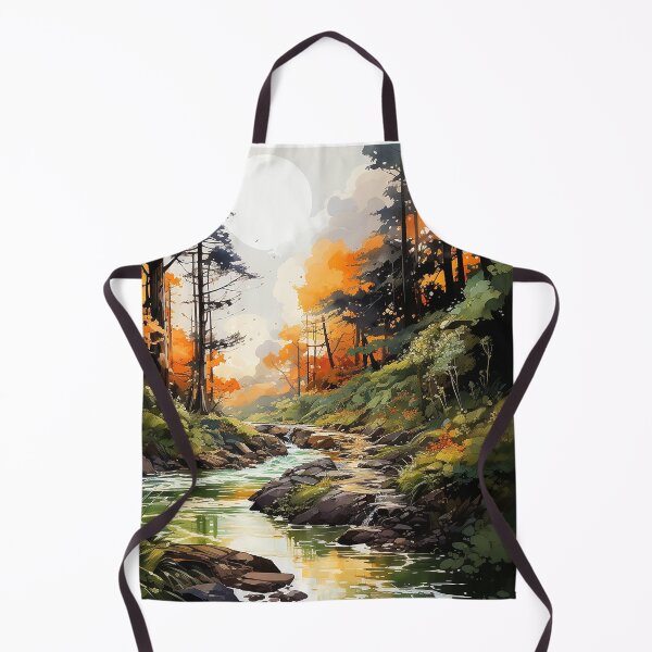 Item preview, Sunlit Grove - Sunlight Through Lush Forest Trees - Landscape Art - Watercolor Art designed and sold by CastleBySea.