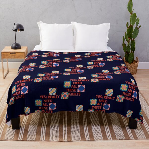 Artikelvorschau, Ja, ich brauche wirklich alle diese Quilts - Lustiges Geschenk für Quilter - Lustige Quilterin entworfen und verkauft von Wiss2Arts.