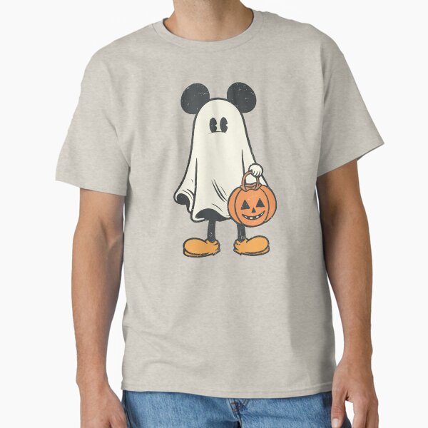 Artikel-Vorschau von Nicht so gruseliges Halloween Mickey Gruseliger Halloween Geist Retro Saison Disney Kürbis, designt und verkauft von willquinnartist.