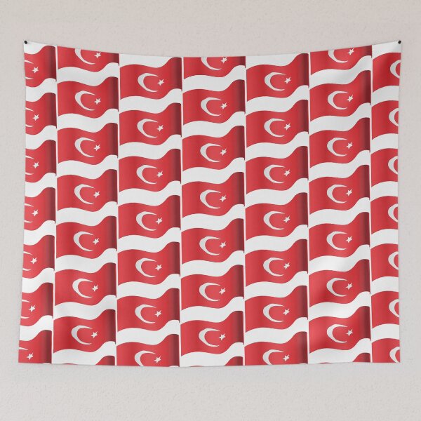 Item preview, Turkey Flag designed and sold by HarveyHandcraftsandDesigns.