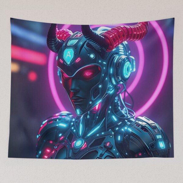 Item preview, Cyberdemon Pattern #28 designed and sold by Kaleidoscope Print.