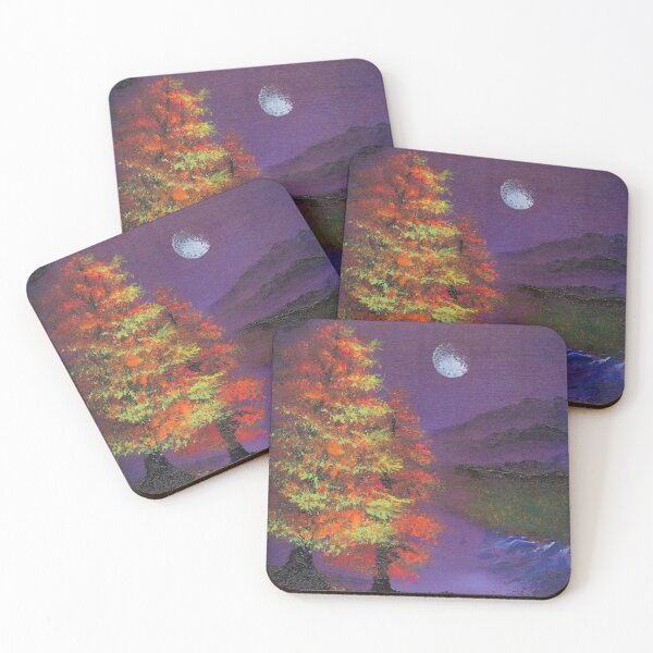 Item preview, Autumn tree by moonlight designed and sold by RawlingsArt.