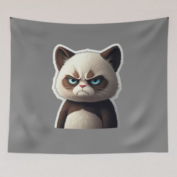 Item preview, Grumpy Cat Panda designed and sold by StickersRyous.