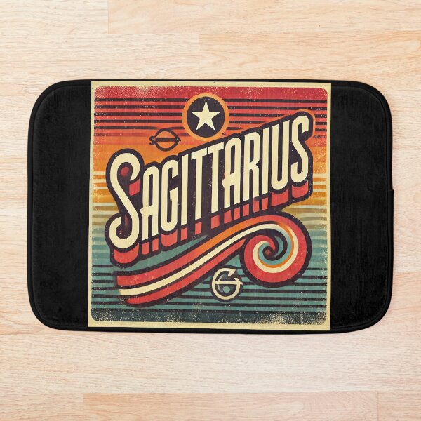Artikelvorschau, Schütze Retro Sternzeichen entworfen und verkauft von Sototos® ⭐⭐⭐⭐⭐.