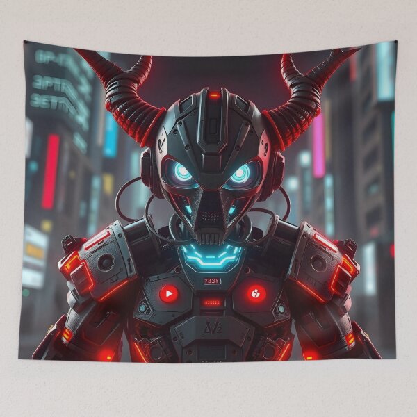 Item preview, Cyberdemon Pattern #38 designed and sold by Kaleidoscope Print.