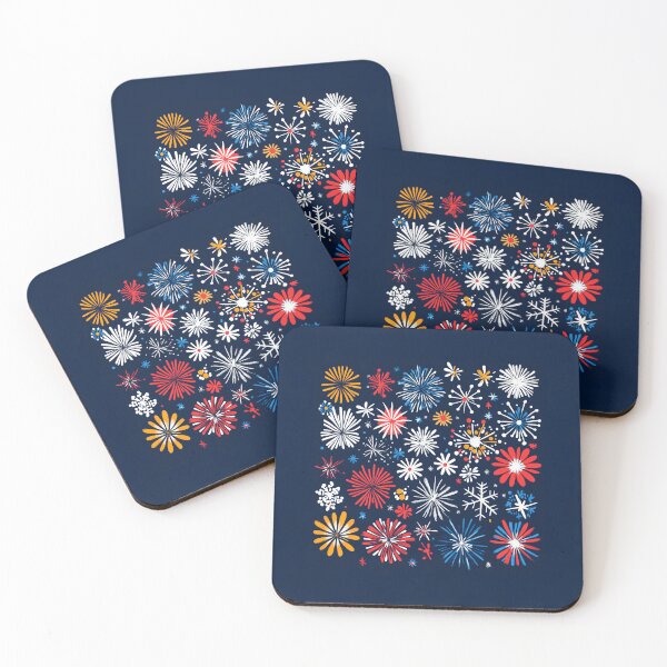 Item preview, a vibrant illustration Design of a collection of snowflakes in various shapes, sizes, and colors. designed and sold by HEMRO.
