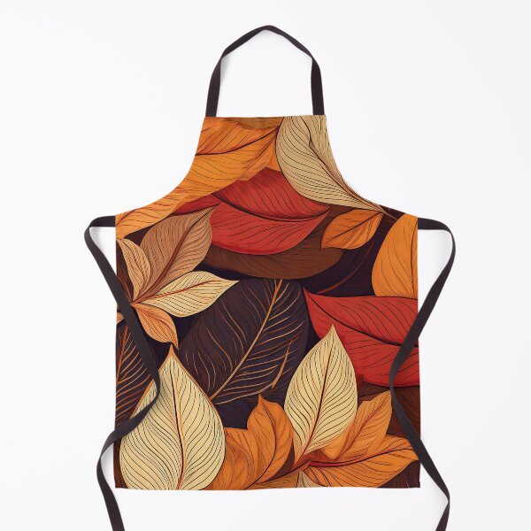 Item preview, AI Autumn’s Brown Leaves Pattern designed and sold by shopfindingbeni.