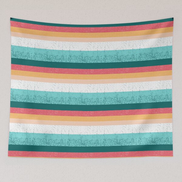 Item preview, The Colorful Big Stripes Seamless Pattern With Splattered Dot Particle Effect designed and sold by Agni Designs.