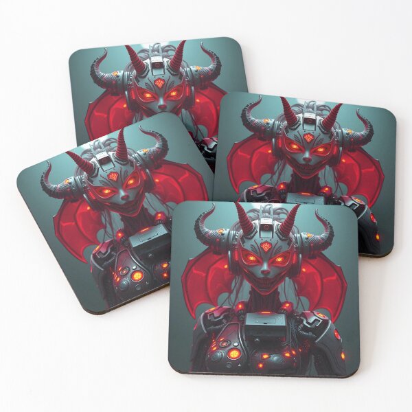 Item preview, Cyberdemon Pattern #50 designed and sold by Kaleidoscope Print.