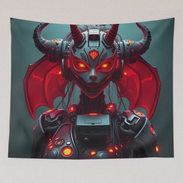 Item preview, Cyberdemon Pattern #50 designed and sold by Kaleidoscope Print.