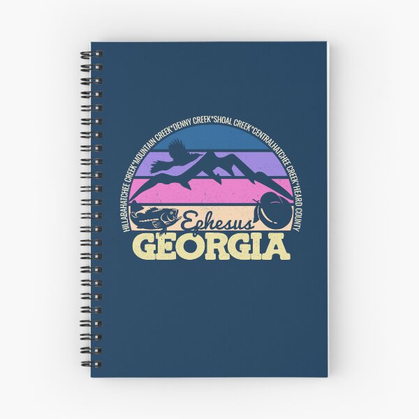Item preview, Ephesus Georgia Sunset Retro Vintage Local Pride Logo designed and sold by CRHPOD20.