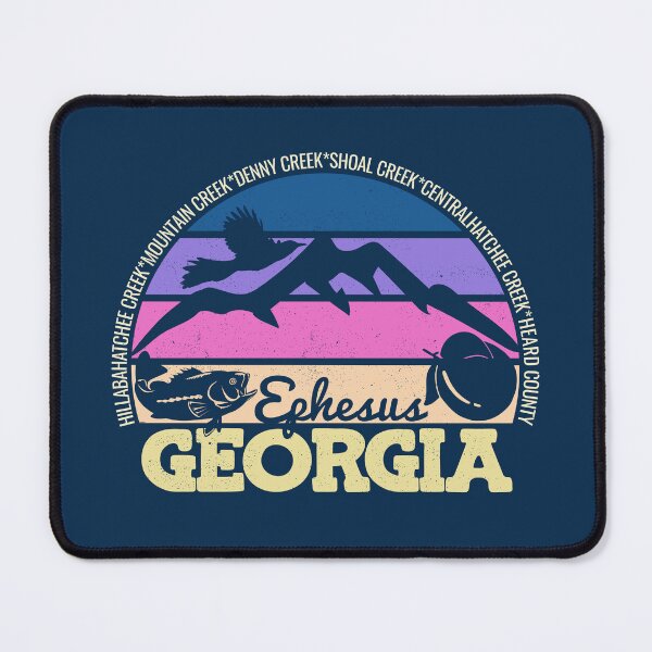 Item preview, Ephesus Georgia Sunset Retro Vintage Local Pride Logo designed and sold by CRHPOD20.