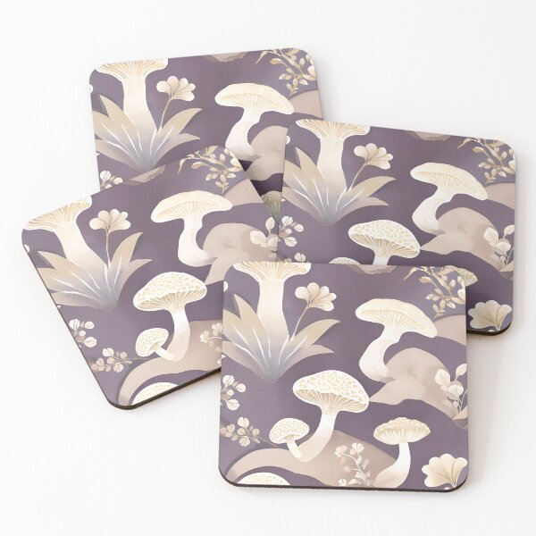 Item preview, Retro Mushroom Motif - Vintage-Inspired Patterns   designed and sold by Cat keeper .