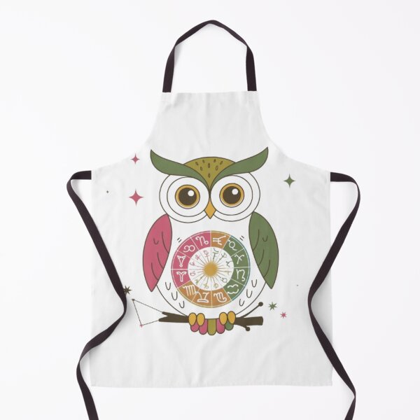 Item preview, Celestial Owl of Astrology - Cosmic Zodiac Art designed and sold by XquisiteFashion.