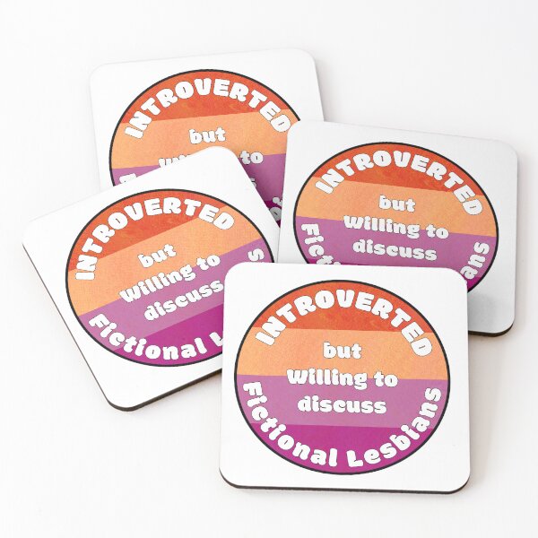 Item preview, Introverted but willing to discuss fictional lesbians  designed and sold by HazeBeanDesigns.