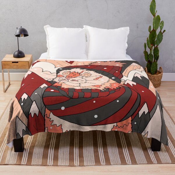 Item preview, Cozy winter cat designed and sold by Swadeillustrations.