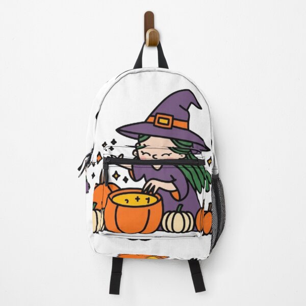 Item preview, Witchy Whispers Spooky Witch Casting Spell on Pumpkin designed and sold by XquisiteFashion.