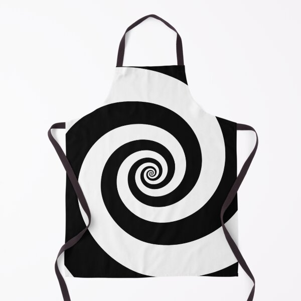 Aperçu de l'œuvre Spirale de céphalée divisée (noir et blanc) créée et vendue par avperth.
