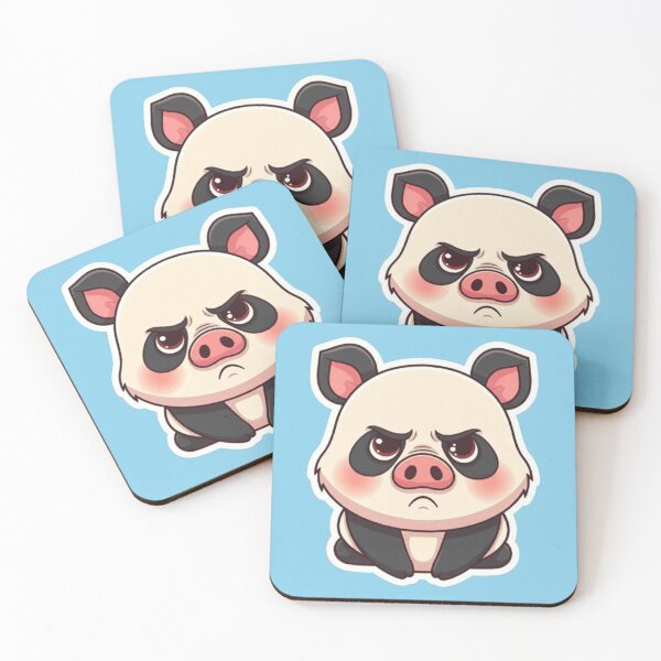 Item preview, Grumpy Pig Panda designed and sold by StickersRyous.