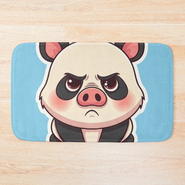 Item preview, Grumpy Pig Panda designed and sold by StickersRyous.