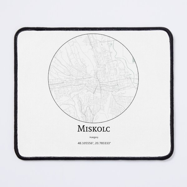 Item preview, Topography of Miskolc designed and sold by JohnnysHeath.