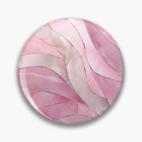 Item preview, Rose Blush Pink - Mosaic Waves designed and sold by k9printart.