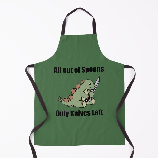 Item preview, All out of spoons only knives left (Stegosaurus) designed and sold by CaitlynConnor.