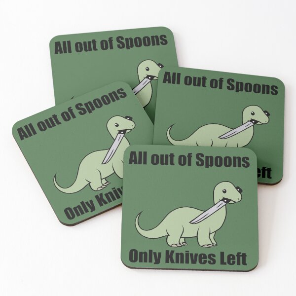 Item preview, All out of spoons only knives left (Brontosaurus) designed and sold by CaitlynConnor.