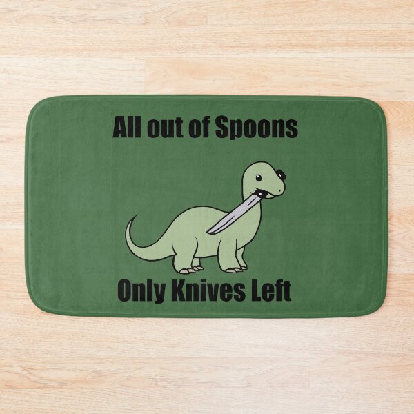 Item preview, All out of spoons only knives left (Brontosaurus) designed and sold by CaitlynConnor.